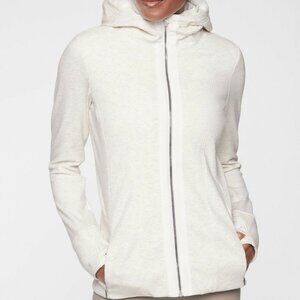 Athleta Luxe Victory Hoodie Fur Lined Jacket S